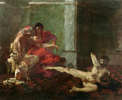 Joseph-Noel Sylvestre Locusta testing poison on a slave